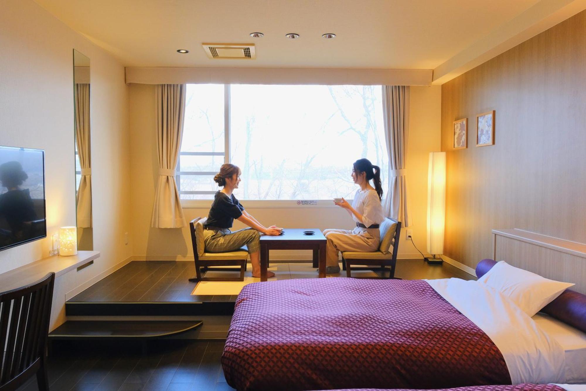 Morinoyu Hotel Hanakagura Asahikawa Dış mekan fotoğraf